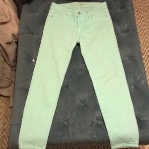 Cute like new kate spade mint light green jeans